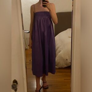 Ali Golden purple dress